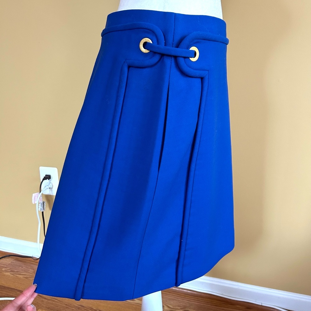 Tory Burch midi wool blend skirt